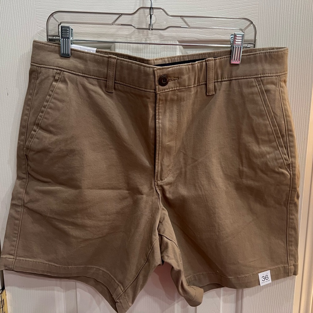 Sonoma Men’s Khaki Chino Shorts Sz. 36 NWT